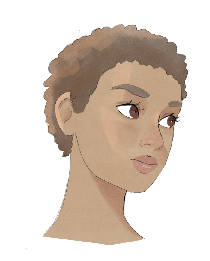 digital portrait; procreate and ipad