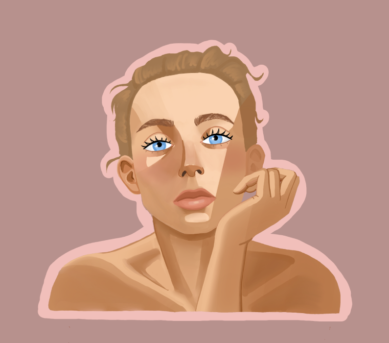 digital portrait; procreate and ipad